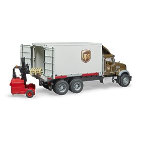 Camion Bruder Mack UPS con carrello elevatore
