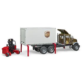 Camion Bruder Mack UPS con carrello elevatore