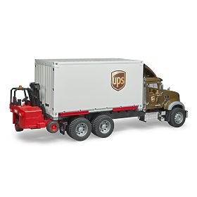 Camion Bruder Mack UPS con carrello elevatore
