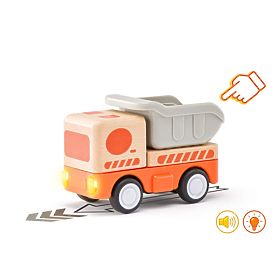 Camion ribaltabile luminoso con suono Woody, Woodyland Woody