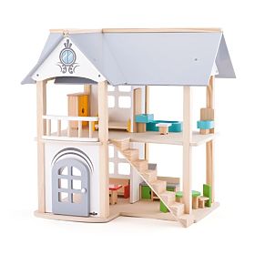 Casa delle bambole con mobili Villa Isabelle