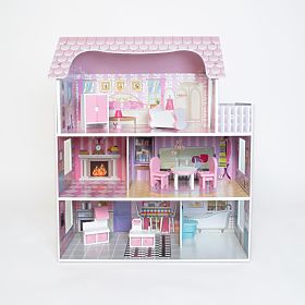 Casa delle bambole in legno Bella, Ourbaby®
