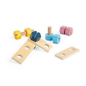 Cassetta di dadi e bulloni Bigjigs, Bigjigs Toys