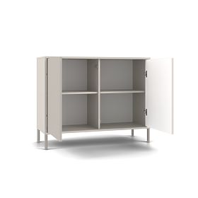 Cassettiera KAMARO 2D SLIM Pannello Frontale Lamellare CASHMERE
