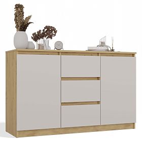 Cassettiera Malwa 2D3S Rovere Artisan Beige Kashmir