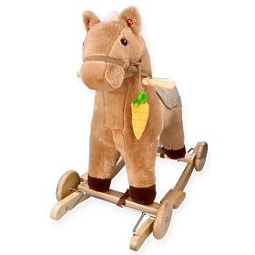 Cavallo a dondolo con carota
