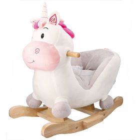 Cavallo a dondolo con poltroncina dolce unicorno