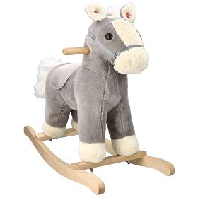 Cavallo a dondolo di peluche Siwek