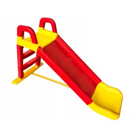 Scivolo per bambini Happy 140 cm - rosso-giallo
