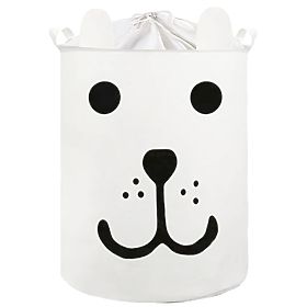 Cesto per giocattoli con chiusura - orsetto
