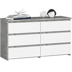 COMÒ CL100 6 CASSETTI CEMENTO / BIANCO