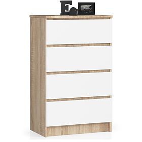 COMÒ K 60 cm 4 CASSETTI PK SONOMA / BIANCO