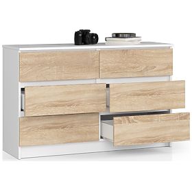 COMÒ K120 6 CASSETTI CLP PK BIANCO / SONOMA