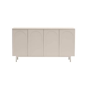 Credenza a quattro ante Helene, cashmere, lectus