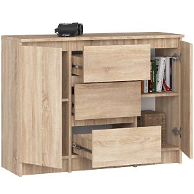 CREDENZA K100 2D 3SZ PK ROVERE SONOMA
