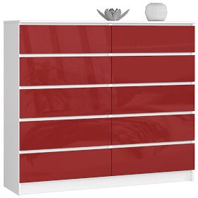 CREDENZA K140 10SZ CLP PK ROSSO LUCIDO