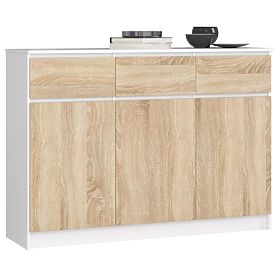 CREDENZA K140 3D 3SZ CLP PK BIANCO / SONOMA