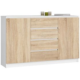 CREDENZA K160 2D 4SZ CLP PK BIANCO / SONOMA