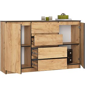CREDENZA K160 2D 4SZ CLP PK ROVERE CRAFT