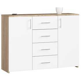 CREDENZA K45 PK ROVERE SONOMA / BIANCO