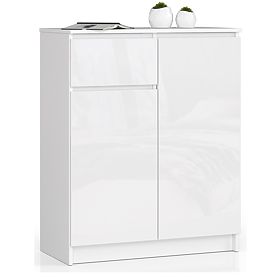 CREDENZA K80 2D 1SZ CLP PK BIANCO LUCIDO