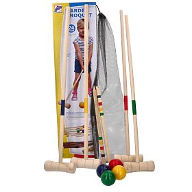 Croquet gioco in legno 24 pezzi - per bambini e adulti