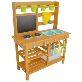 Cucina da giardino in legno