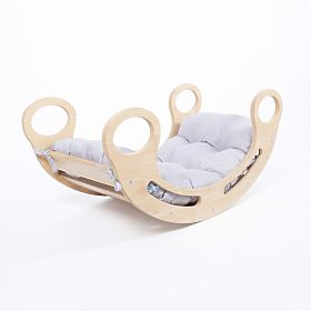 Cuscino per altalena Montessori - grigio