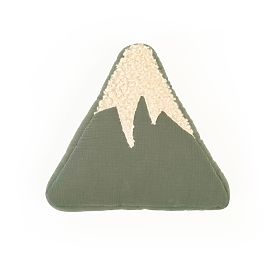 Cuscino in mussola Ourbaby 28x30 cm Montagne - verde