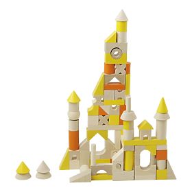 Detoa Blocchi di Legno L 96 pezzi, Detoa
