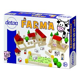 Detoa Costruzioni in legno Fattoria 100 pezzi