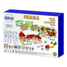 Detoa Costruzioni in legno Fattoria 100 pezzi