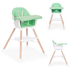 Seggiolone per bambini 2 in 1 verde ECOTOYS