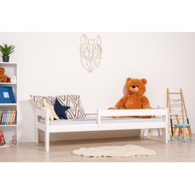 Letto per bambini con barriera Paul - bianco, Ourbaby