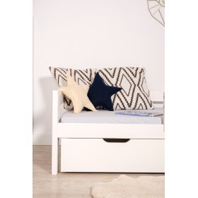 Letto per bambini con barriera Paul - bianco