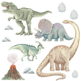 Set di adesivi murali - Dinosauri