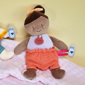 Doudou Jolijou Bambola 18 cm arancione, Doudou Jolijou Paris