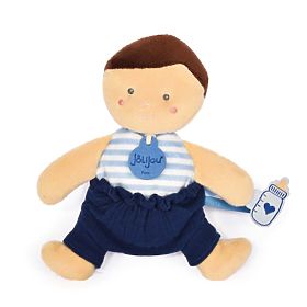 Doudou Jolijou Bambola 18 cm blu, Doudou Jolijou Paris