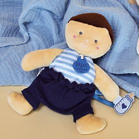 Doudou Jolijou Bambola 18 cm blu, Doudou Jolijou Paris