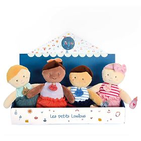 Doudou Jolijou Bambola 18 cm blu, Doudou Jolijou Paris