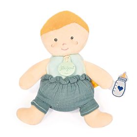 Doudou Jolijou Bambola 18 cm verde, Doudou Jolijou Paris