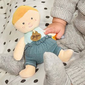 Doudou Jolijou Bambola 18 cm verde, Doudou Jolijou Paris