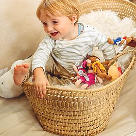 Doudou Jolijou Bambola Enzo 16 cm blu, Doudou Jolijou Paris