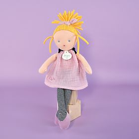 Doudou Jolijou Bambola Inés 30 cm, Doudou Jolijou Paris