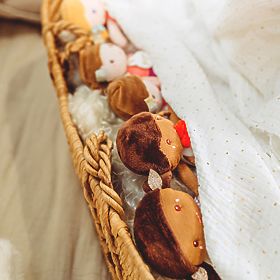 Doudou Jolijou Bambola Léna 16 cm gialla, Doudou Jolijou Paris