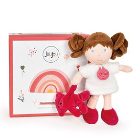 Doudou Jolijou Bambola Miss Blanche 21 cm, Doudou Jolijou Paris