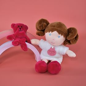 Doudou Jolijou Bambola Miss Blanche 21 cm