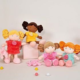 Doudou Jolijou Bambola Miss Blanche 21 cm, Doudou Jolijou Paris