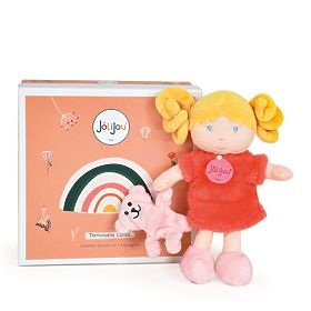 Doudou Jolijou Bambola Miss Coral 21 cm, Doudou Jolijou Paris