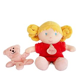 Doudou Jolijou Bambola Miss Coral 21 cm, Doudou Jolijou Paris